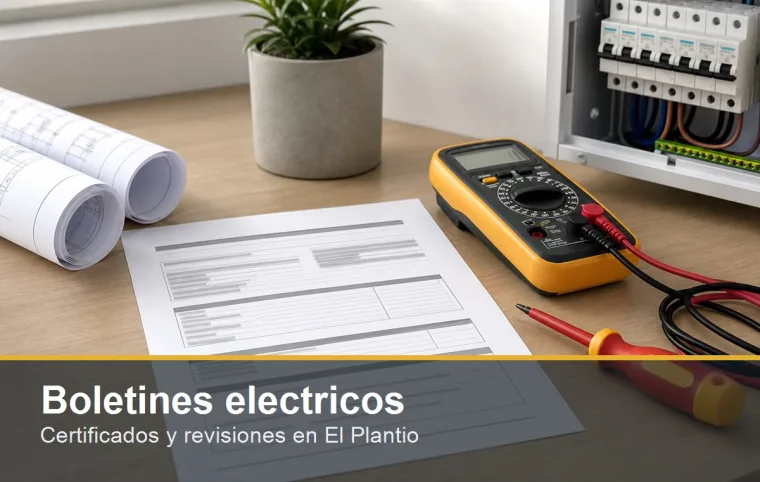 Boletines electricos en El Plantio
